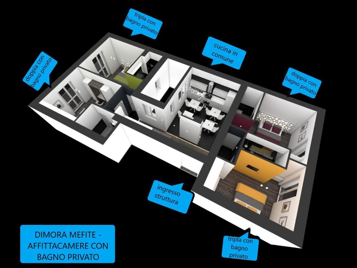 Dimora Mefite-Camere Con Bagno Privato E Self Check-In Matera Exteriör bild